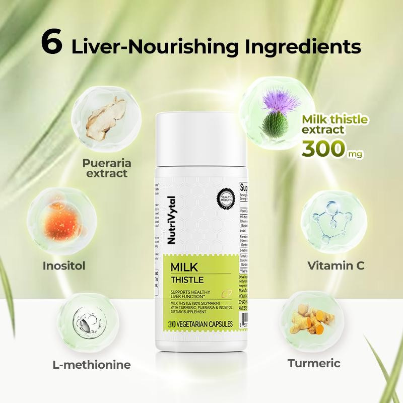 Milk Thistle Liver Detox & Fat Digestion Support (subscription)