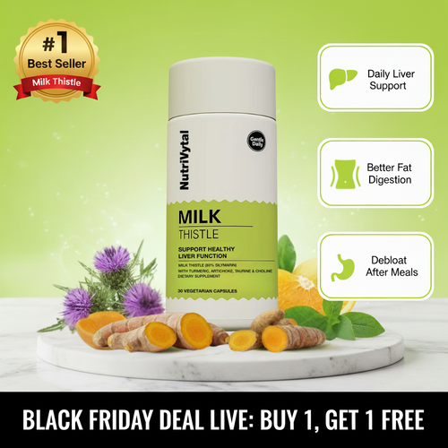 Milk Thistle Liver Detox & Fat Digestion Support