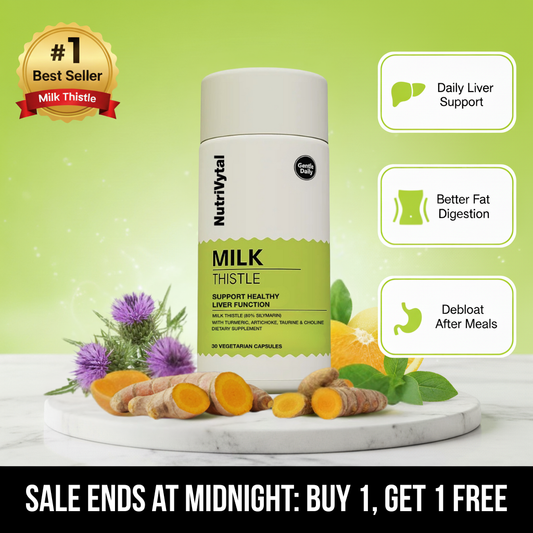 Milk Thistle Liver Detox & Fat Digestion Support