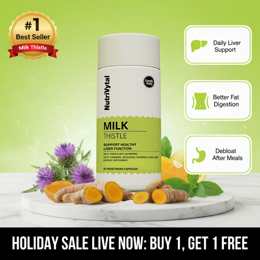 Milk Thistle Liver Detox & Fat Digestion Support