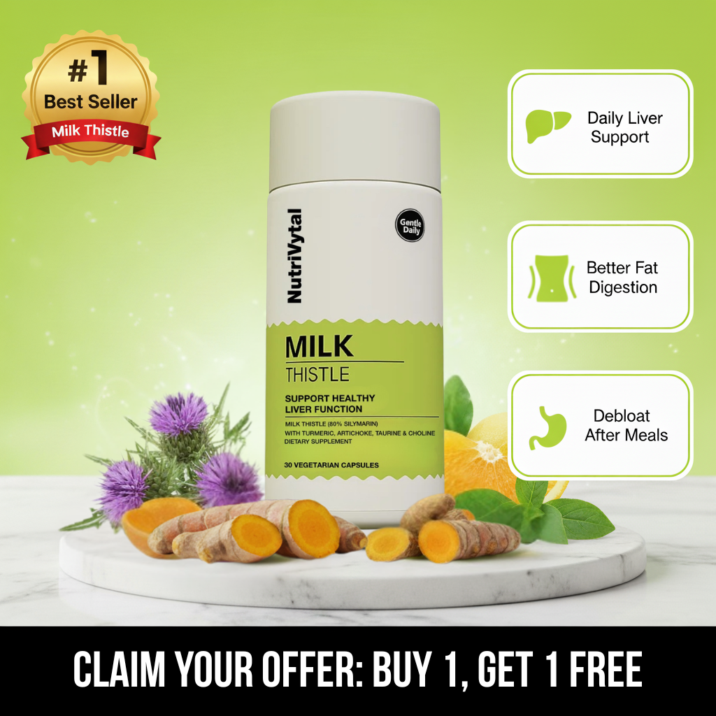 Milk Thistle Liver Detox & Fat Digestion Support