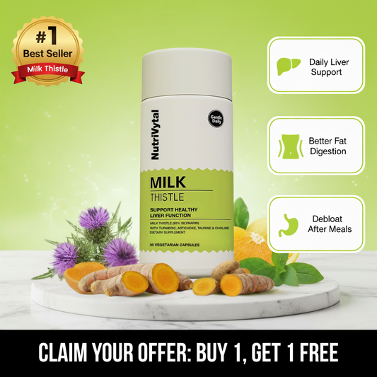 Milk Thistle Liver Detox & Fat Digestion Support