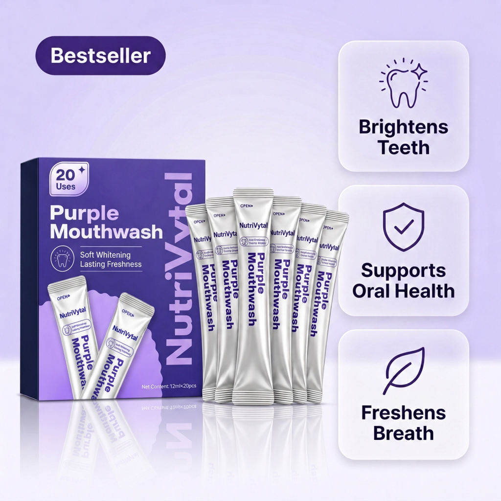 NutriVytal Purple Mouthwash