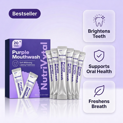 NutriVytal Purple Mouthwash