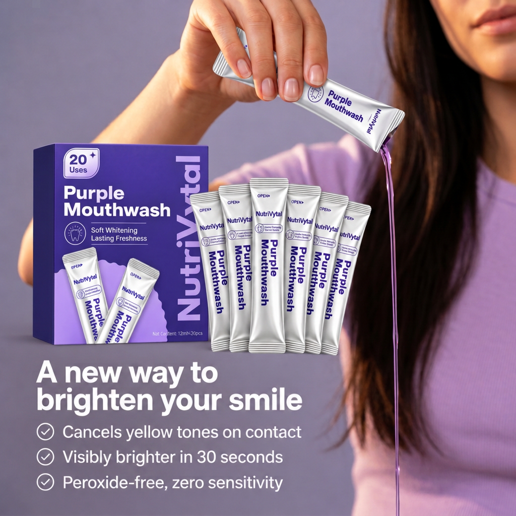 NutriVytal Purple Mouthwash