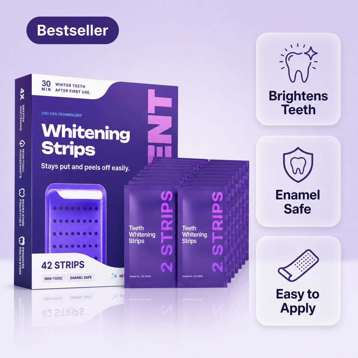 Purple Whitening Strips