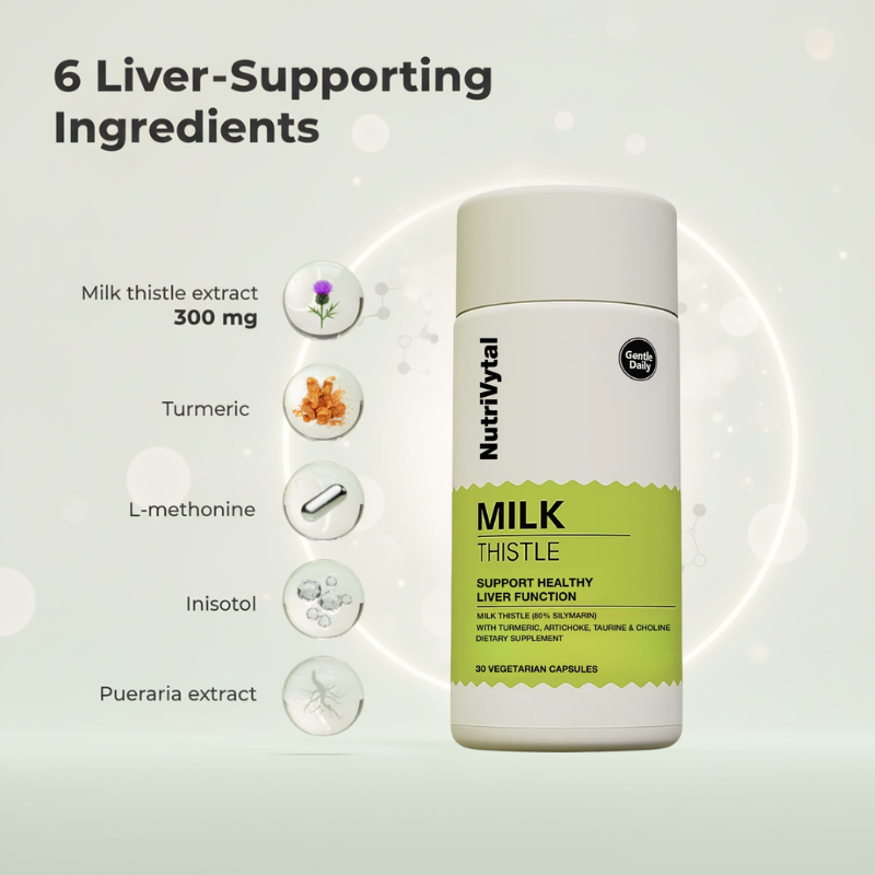 Milk Thistle Liver Detox & Fat Digestion Support